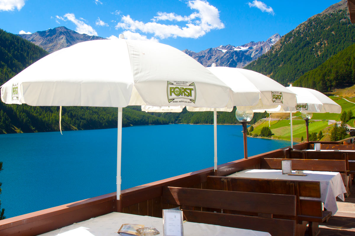 Terrazza lato lago- Hotel Vernago